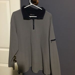 Men Gray and blue sweater